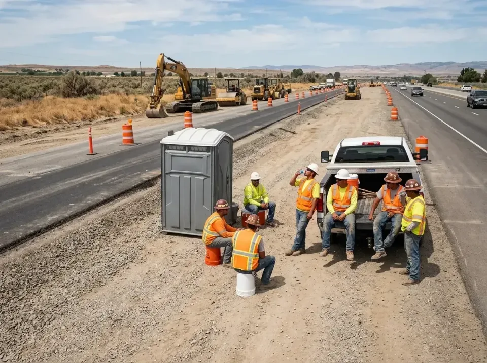 highway-road-construction-crew-007 — frequently asked questions, Porta Potty and Restroom Rentals in New Orleans, LA
